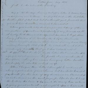 a page of handwritten text