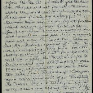 a page of handwritten text