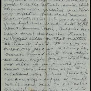 a page of handwritten text