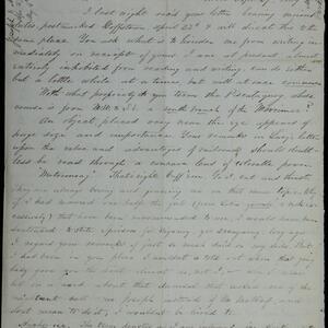 a page of handwritten text