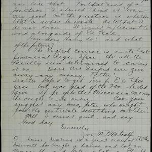 a page of handwritten text