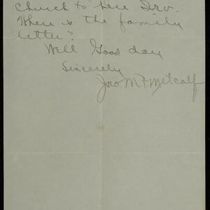 a page of handwritten text