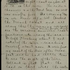 a page of handwritten text