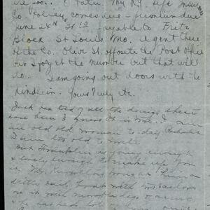 a page of handwritten text