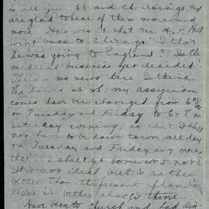 a page of handwritten text