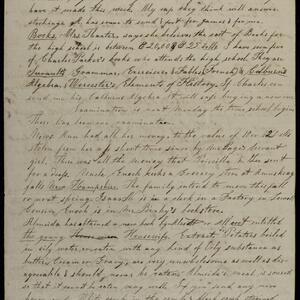 a page of handwritten text