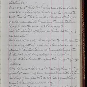 a page of handwritten text