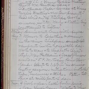 a page of handwritten text