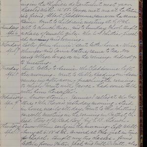 a page of handwritten text