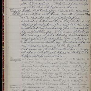 a page of handwritten text