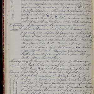 a page of handwritten text