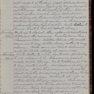 a page of handwritten text