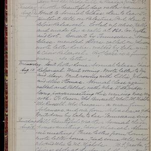 a page of handwritten text