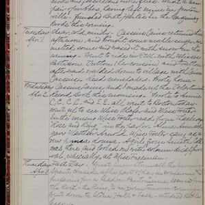 a page of handwritten text