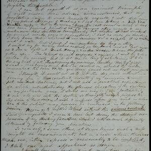 a page of handwritten text