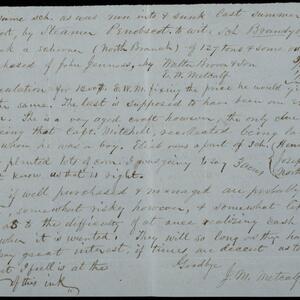 a page of handwritten text