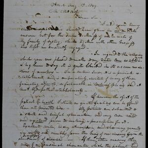 a page of handwritten text