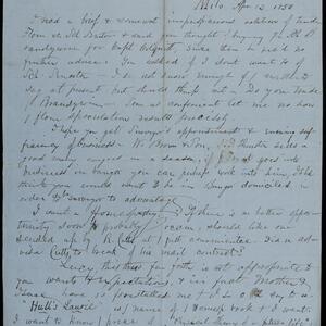 a page of handwritten text