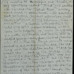 a page of handwritten text