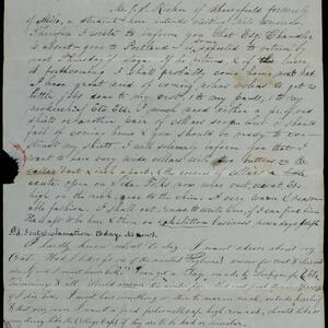 a page of handwritten text