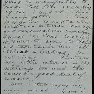 a page of handwritten text