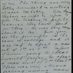 a page of handwritten text