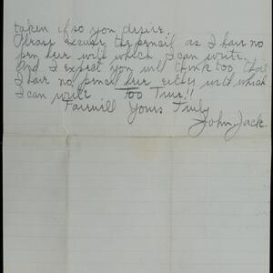 a page of handwritten text