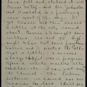 a page of handwritten text