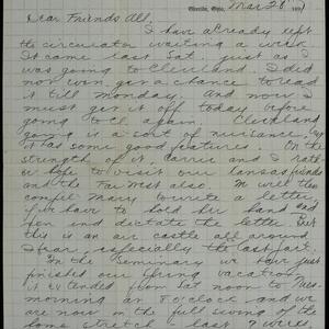 a page of handwritten text