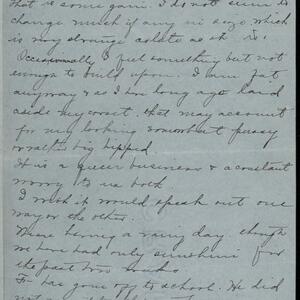 a page of handwritten text