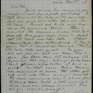 a page of handwritten text