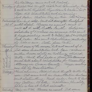 a page of handwritten text