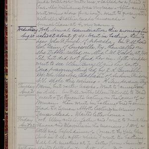 a page of handwritten text