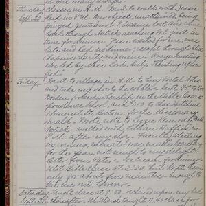 a page of handwritten text