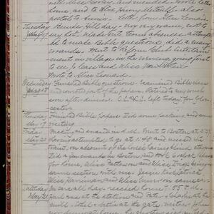 a page of handwritten text