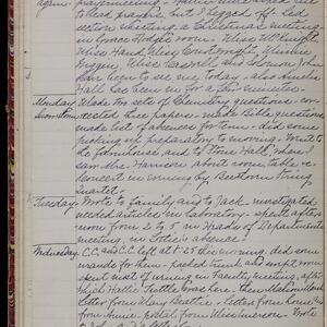 a page of handwritten text