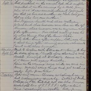 a page of handwritten text