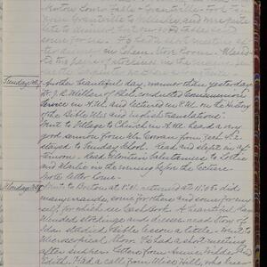 a page of handwritten text