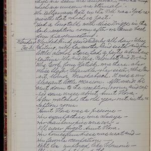 a page of handwritten text