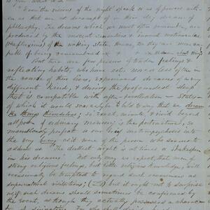 a page of handwritten text
