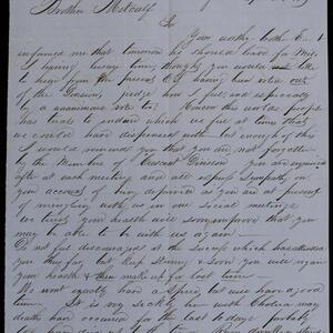 a page of handwritten text