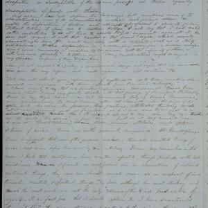 a page of handwritten text
