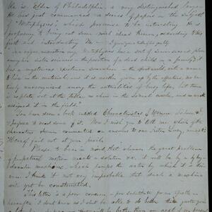 a page of handwritten text