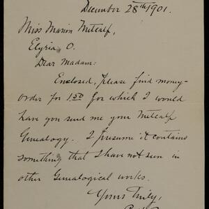 a page of handwritten text