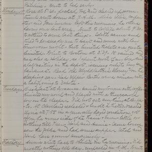 a page of handwritten text