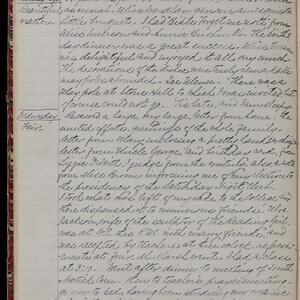 a page of handwritten text