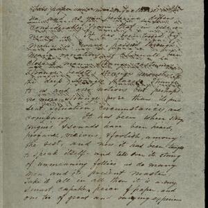 a page of handwritten text
