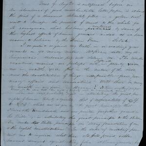a page of handwritten text