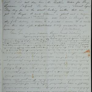 a page of handwritten text