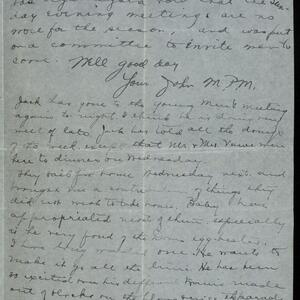 a page of handwritten text